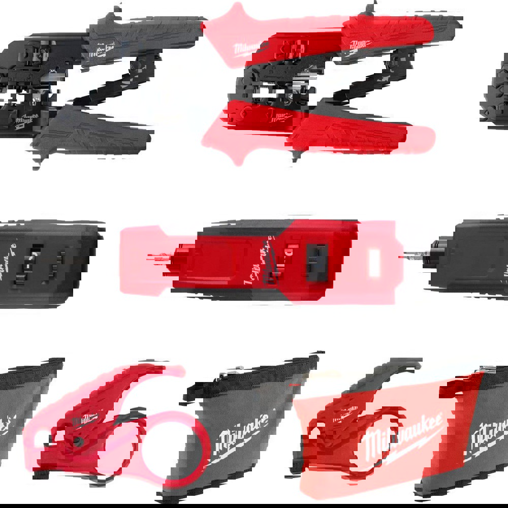 Cable Tools & Kits; Tool Type: Installer Tool Kit ; Number Of Pieces: 4 ; Includes: (1) Modular Crimper, (1) Impacting Punchdown, (1) UTP Stripper, (1) Zippered Bag ; Case Type: Pouch ; Compatible Cable: RJ12